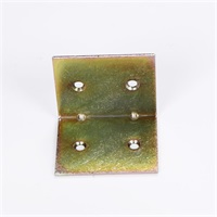 鎳色鐵角碼，家具鐵角碼60*40*40*2.0